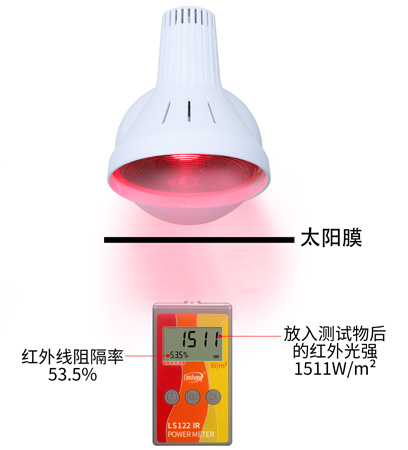 紅外功率計(jì)測(cè)試紅外線阻隔率 紅外功率計(jì)測(cè)試紅外線阻隔率